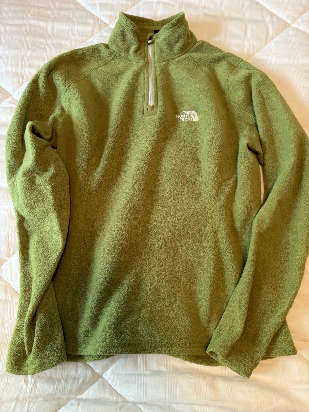 The North Face Green Quarter-Zip Fleece Pullover
